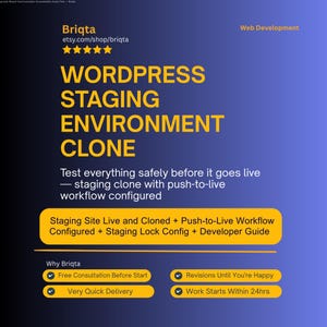 WordPress Staging Environment Setup, Safe Clone Site, Push to Live Workflow, Dev Test Server, WP Migration Tool