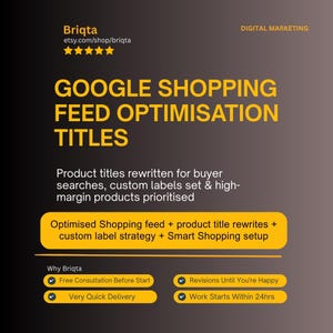 Google Shopping Ads Feed Optimization, Merchant Center Feed Optimize, Product Titles, Shopping Campaign Setup