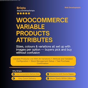 WooCommerce Variable Products Setup, Configure Product Variations, Attributes & Images, WordPress WooCommerce Expert