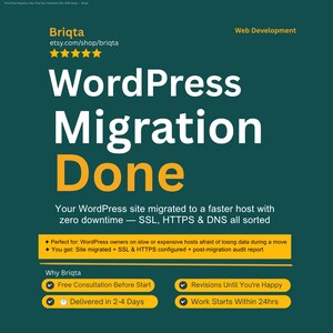WordPress Migration to New Host, Zero Downtime Site Transfer, Professional WordPress Move Service, Website Migration Expert
