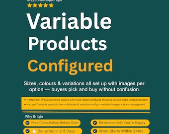 WooCommerce Variable Products Setup, Configure Product Variations, Attributes & Images, WordPress WooCommerce Expert