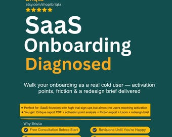 SaaS Onboarding Flow Critique, User Experience Analysis, UX Audit Video Report, Customer Journey Review, Signup Flow Optimization