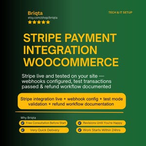Stripe Payment Integration Guide, WooCommerce Stripe Setup, Custom Site Payment Gateway, Webhook Configuration, Testing
