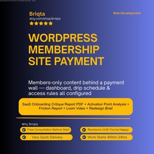 WooCommerce Membership Site Setup, Members-Only Content, Payment Gating, Dashboard, Content Drip, Subscription Site