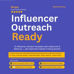 Influencer Outreach Email Templates, 10 Proven Sequences, Follow-Up Messages, Collaboration Proposal Scripts for Marketing