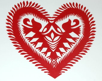 Papercuts Wycinanki Immagine originale polacca di arte popolare