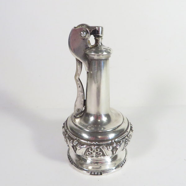 Vintage Ronson Silverplate "Decanter" Lighter - Silverplate Cigarette Lighter