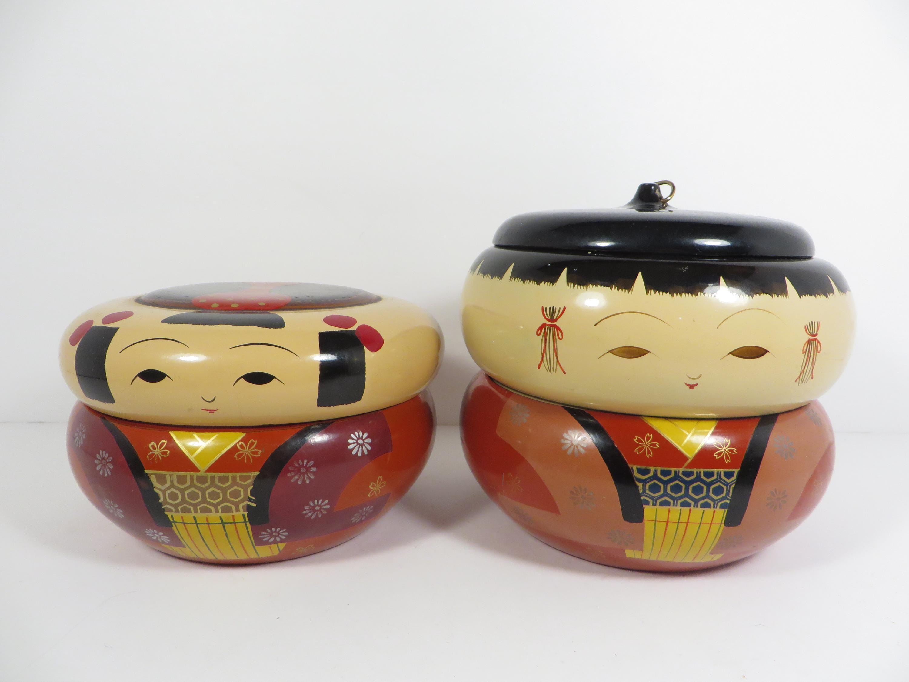 Japanese Lacquer Nesting Bowls - Etsy