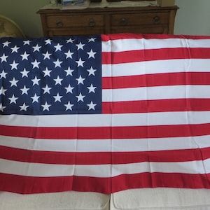 Vintage American Flag - Vintage Poly Cotton American USA Flag