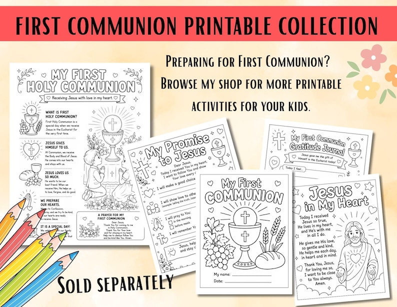 My First Confession Guide Printable | Confession Worksheet for Kids ...