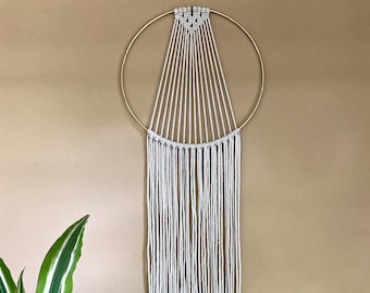 Macrame PATTERN - 3 for 1 - Digital PDF Instant Download - DIY Beginner Tutorial - Modern Boho Wall Hanging - Name: Sunburst Dreamcatcher