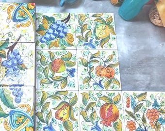 Piastrelle decorative per cucina da 6 pollici x 6 pollici, belle arti, murale a mosaico di design di alta gamma, uniche nel loro genere