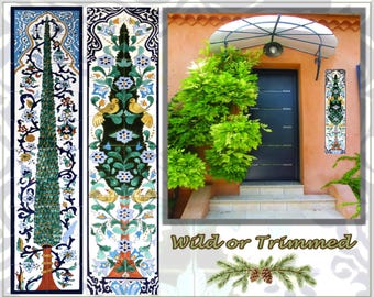 Decoración de patio de entrada, mural de pared de azulejos de mosaico de diseño de alta gama, panel de pared único para salpicadero