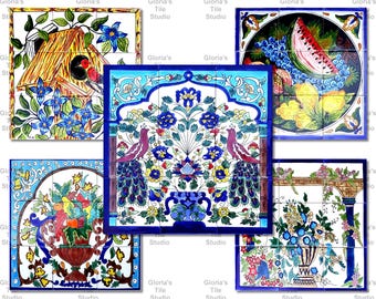 Decorazione murale in mosaico di alta qualità con design di belle arti, paraschizzi da cucina unico nel suo genere