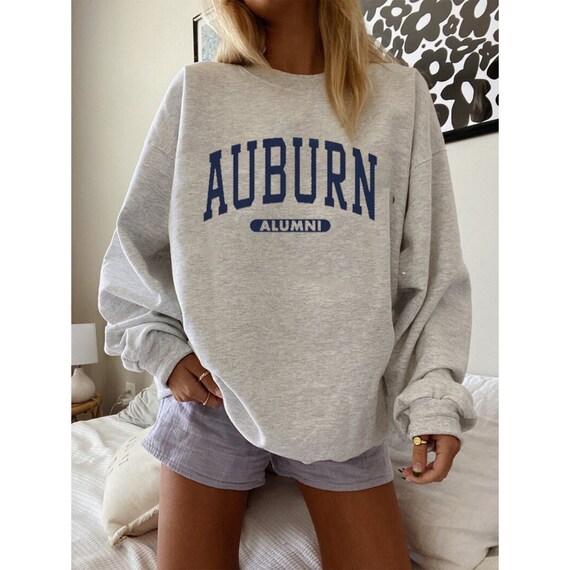 Auburn Alumni Sweatshirt Auburn University Varsity Crewneck Etsy