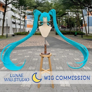 Cosplay wig commission, customization, handmade, helmet, gravity defying, made to order