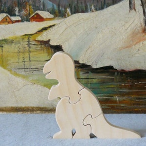 Wooden T-Rex Puzzle