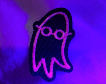 I Saw The TV Glow Embroidered Patch - Multiple Backing Options - 1x2 inches