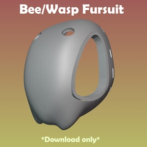 Bi/geting pälsdräkt 3D huvudbas STL (ENDAST FIL)