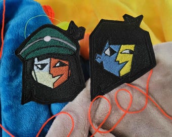 Ena Embroidered Patch - Multiple Backing Options