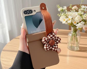 Farbverlauf Samsung Z Flip Case, Handgelenkschlaufe, Scharnierschutz