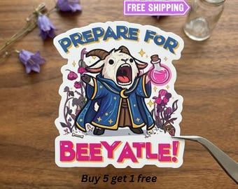 Prepare For Beeyatle Prepotente Sticker, Dungeon Crawler Carl, Book Lover Gift, Mommy's Special Boy DCC Gift, LitRPG Fan, Princess Donut
