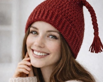 Melt Ice Norwegian Resistance Hat Crochet Pattern For Adults and Kids | Toque Toboggan Beanie Cap Waistcoat Stitch Instant Download