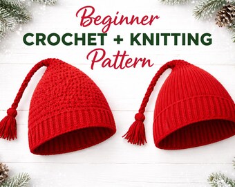Melt Ice Norwegian Resistance Hat Crochet & Knitting PDF For Adults and Kids | Toque Toboggan Beanie Cap Waistcoat Stitch