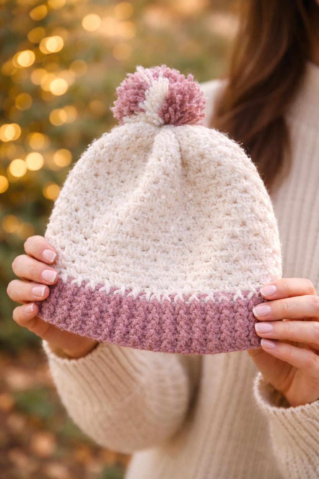 Textured Crochet Beanie Pattern PDF | Easy Hat Pattern | Beginner ...
