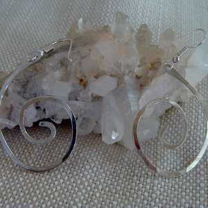 Sterling Silver Spiral Earrings image 4