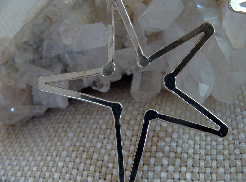 Boucles doreilles Sterling Silver Star image 3