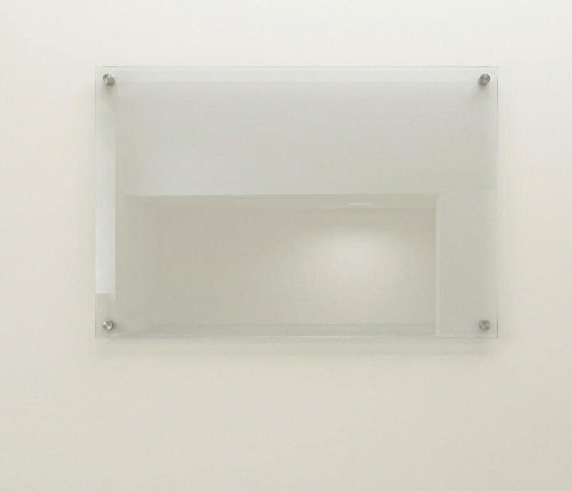Dry Erase Board , Frosted Acrylic Surface , Frameless Floating Design