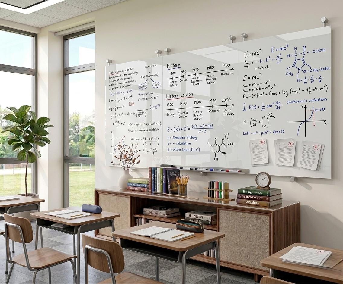 Acrylic Whiteboard Eraser, Durable Classroom Cleaning Tool, Wide Su...