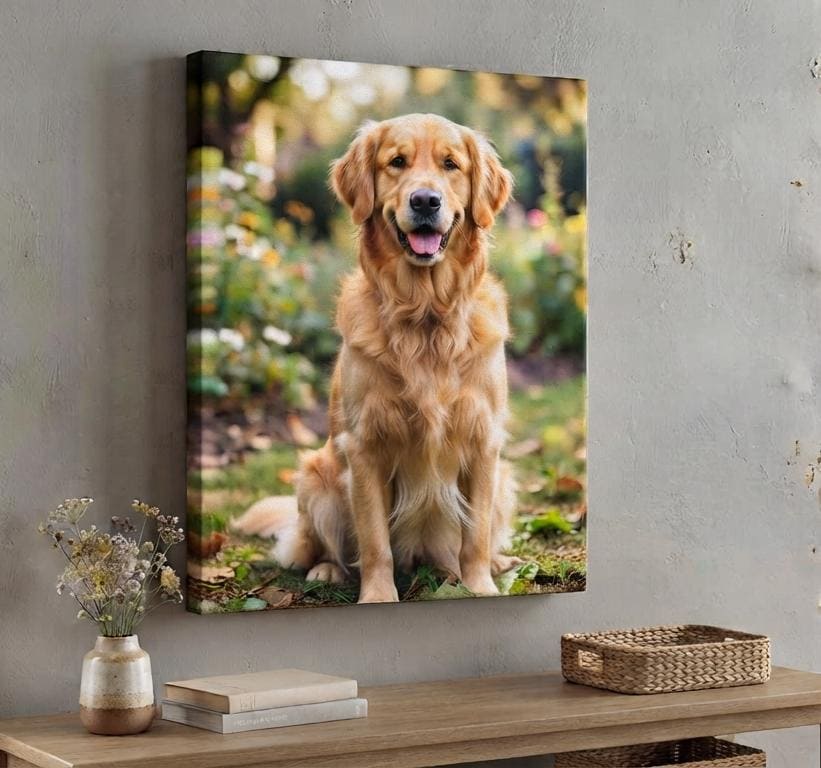 Animal Canvas Prints, Wildlife Wall Art, Personalized Pet Canvas, N...