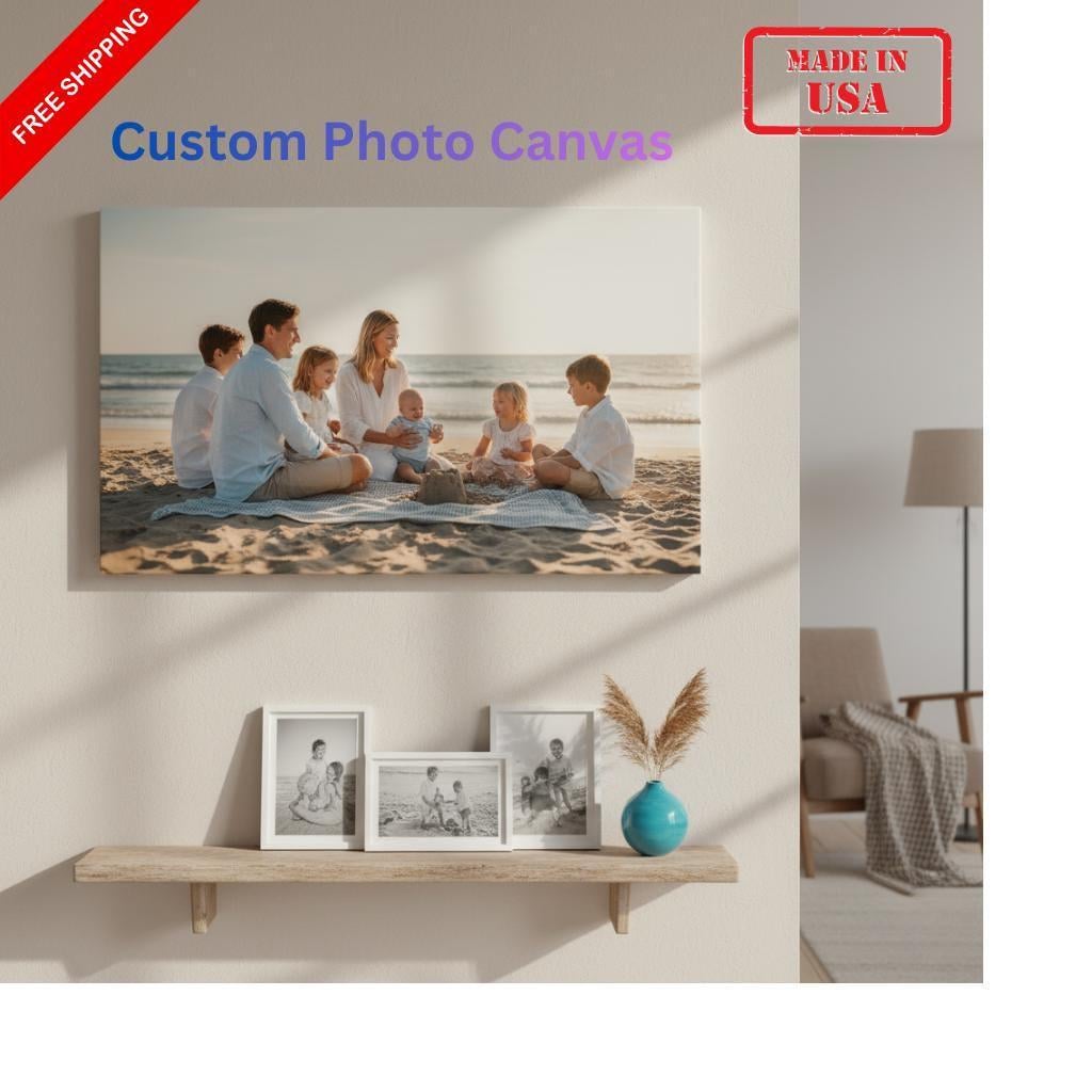 Photo Canvas Print: Personalized Wall Art - Custom Memory Gift