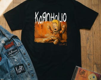 Kornholio T-Shirt - Beavis and Butt-Head Nu Metal Parody, korn mashup, mtv retro