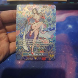Set PROXY con texture di Boa Hancock SP e texture di Nami SP da OP09 One Piece Tcg