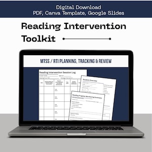 MTSS Documentation Toolkit – Reading Terminology | RTI Paperwork, Progress Monitoring & Intervention Records (Printable and Editable)