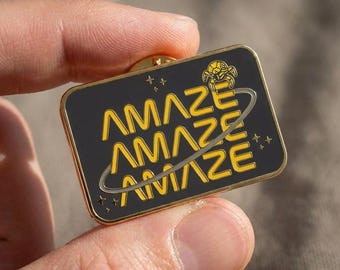 Project Hail Mary Pin - Amaze Amaze Amaze Rocky Pin for Sci-Fi Book Lovers, Andy Weir Fan Art Accessory