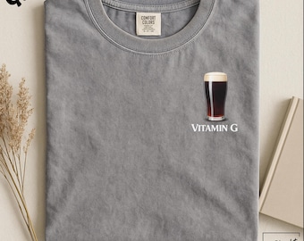 G-vitamin-tröja, rolig ölälskare-tröja, irländsk drycketröja, St Patrick's Day-pubtröja, Guinness-älskare-gåva
