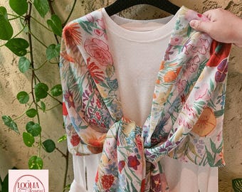 Korean Style Cotton Linen Scarf | Women’s Lightweight Long Shawl Sun Protection Wrap