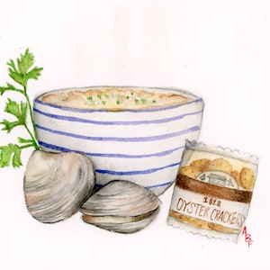A little bowl of clam chowda