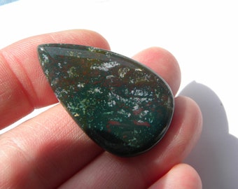 Bloodstone Cabochon 37x23x5mm Natural Super Red Yellow Gemstone Cabochon Rieki Healing Cb9 Lovely Genuine African Bloodstone Jewelry Supply