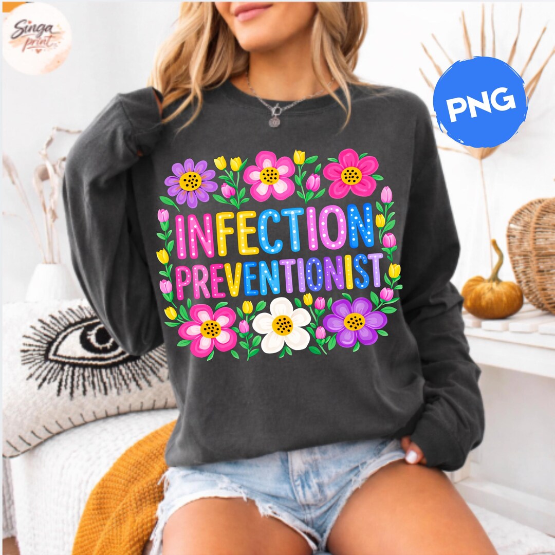 Infection Preventionist Floral PNG: Healthcare Worker, Wildflower ...