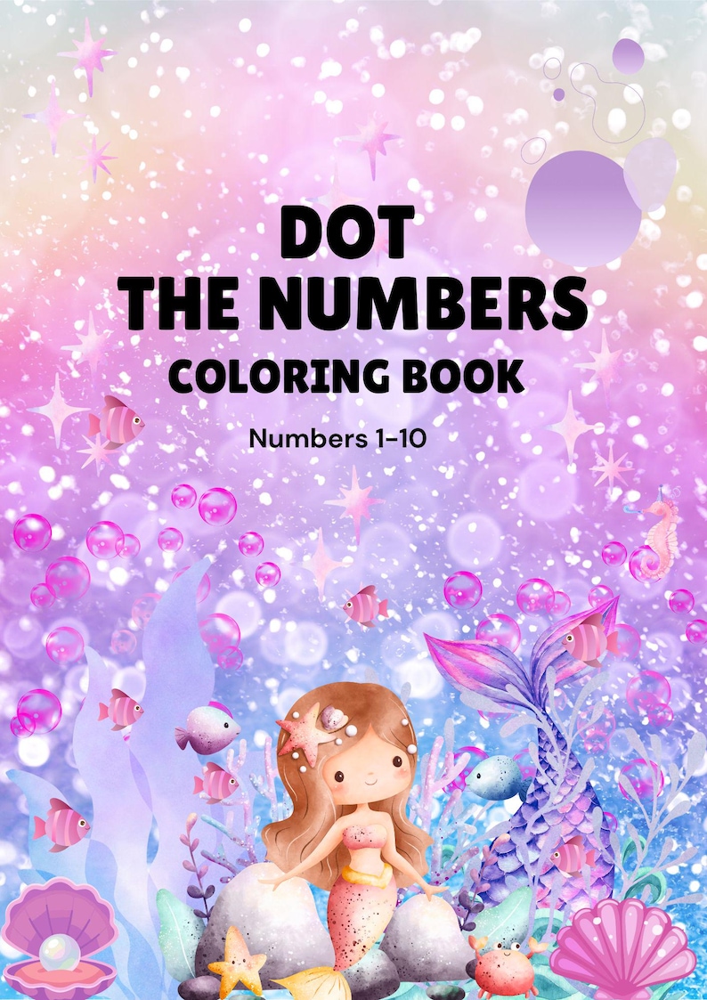 Numbers Dot Marker Printable Coloring Pages, Dot Activity, Practice ...