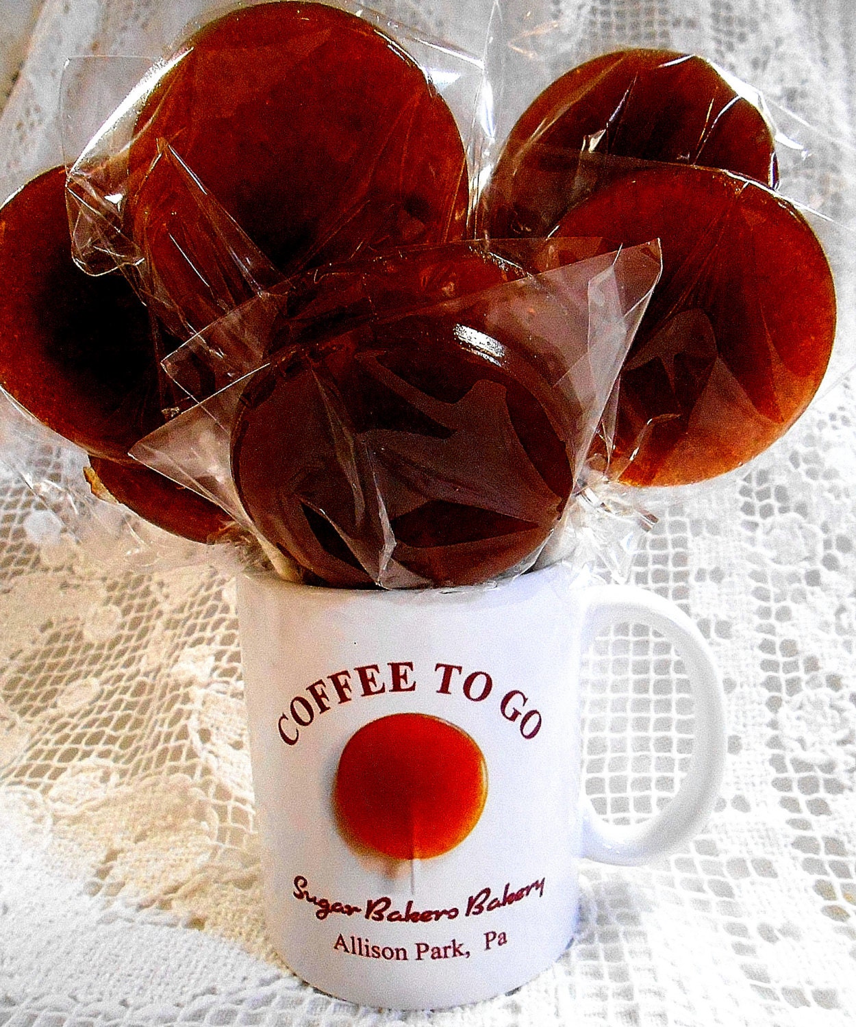 8 COFFEE FLAVOR LOLLIPOPS Coffee to Go Bulk Brewed Organic Etsy