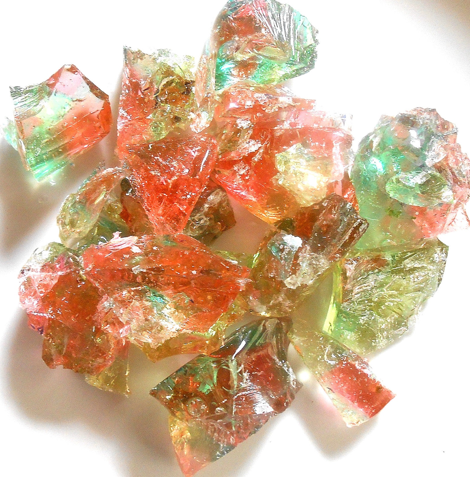 WATERMELON CRYSTAL CANDY Gems Rock Candy Chunks Summer Etsy