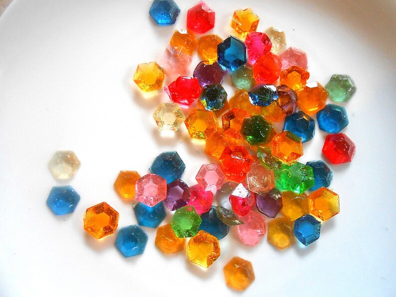 FLAVORED CANDY GEMS Party 60 or more Candy Gems Edible Etsy