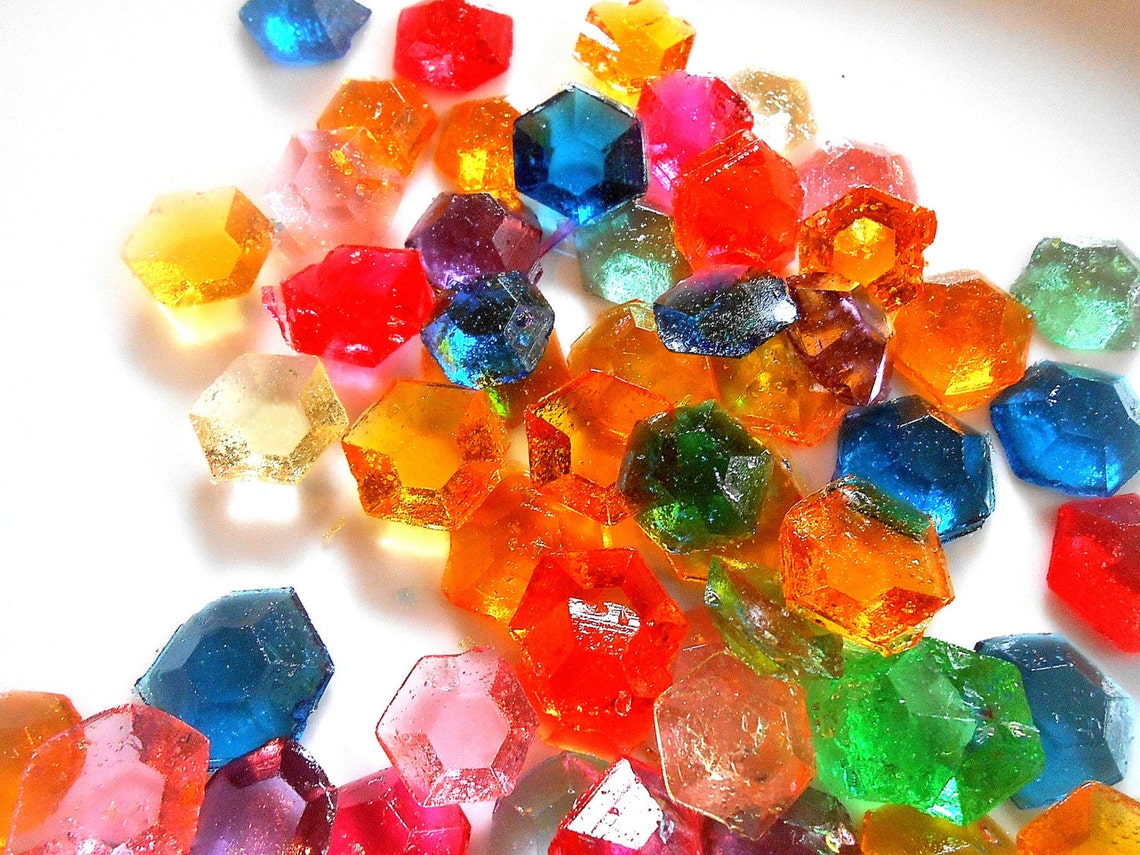 MULTI COLOR Candy Gems Sugar Gems Primary Colors Pastels Etsy