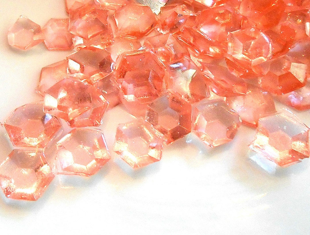 ROSE GOLD Candy Edible Jewels Cake Toppers Candy Gems Cake Etsy